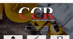 Desktop Screenshot of ccrcreativerenovations.com
