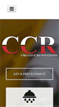 Mobile Screenshot of ccrcreativerenovations.com